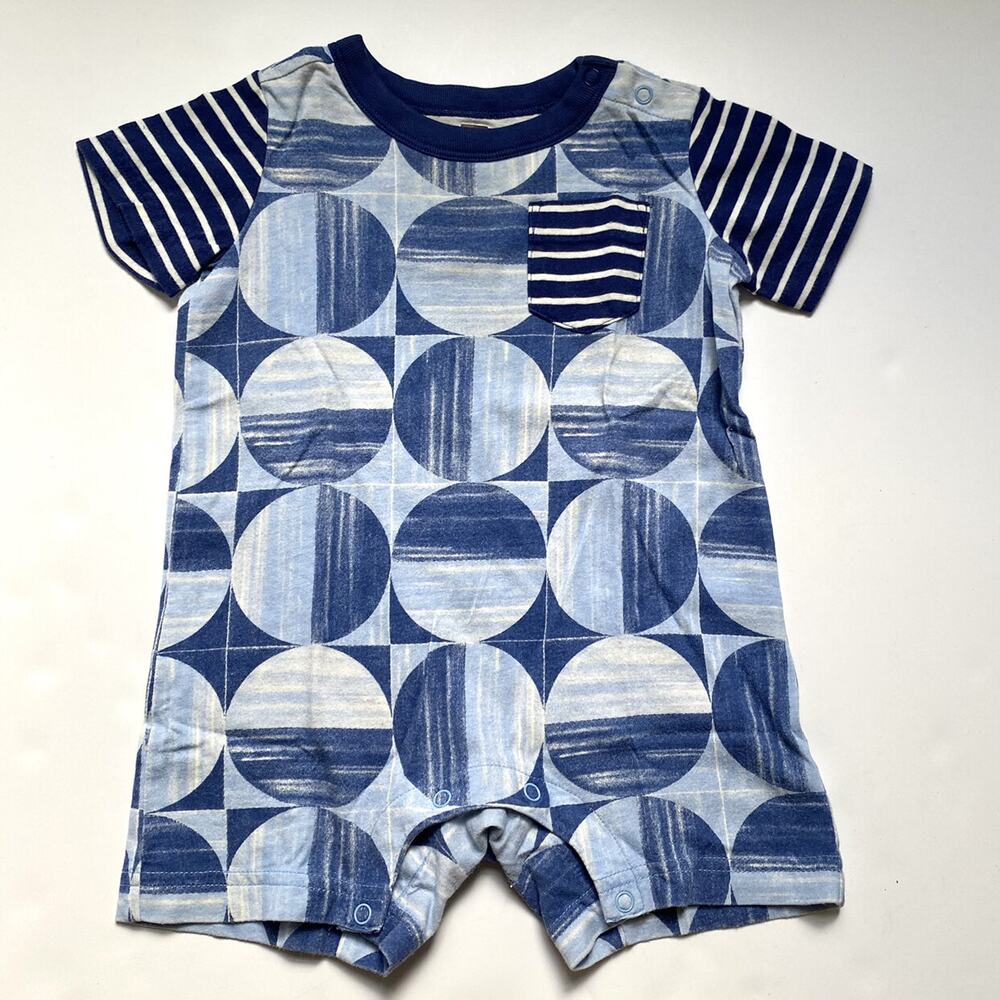 Tea Collection Blue Romper